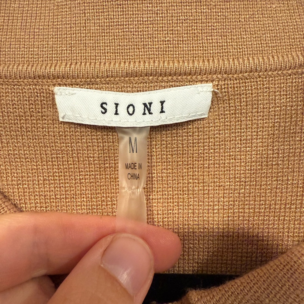 Brown Sioni Button Down Collared Sweater - image 3